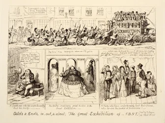 Kleinigkeiten, drinnen, draußen und rund um die Große Ausstellung von 1851